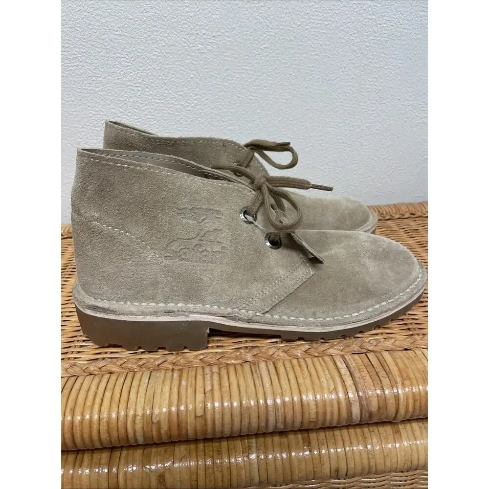 Mens Bata Safari Chukka Boots Shoes Tan Suede Kenya Made New